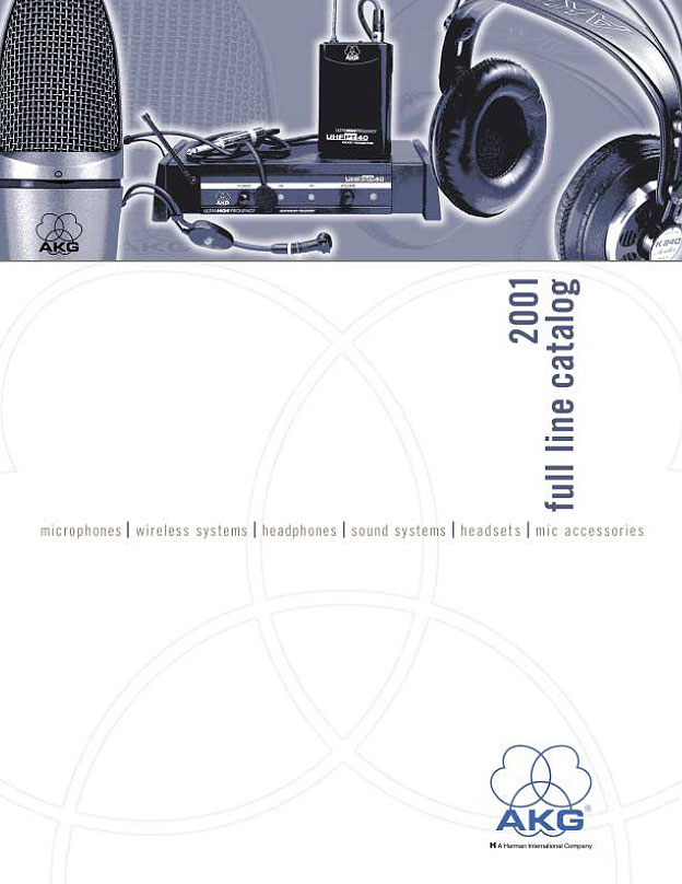 AKG 2001 catalog