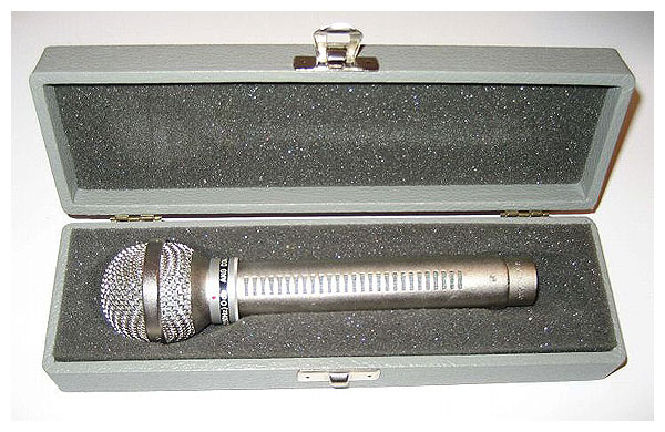 The AKG D 24 in its case