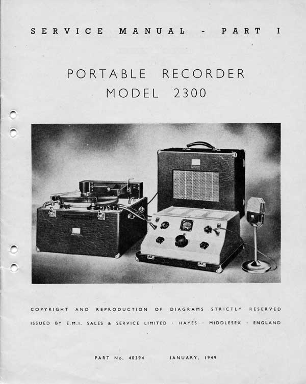 Portable Recorder Service Manual