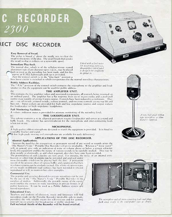 Portable Recorder Model 2300