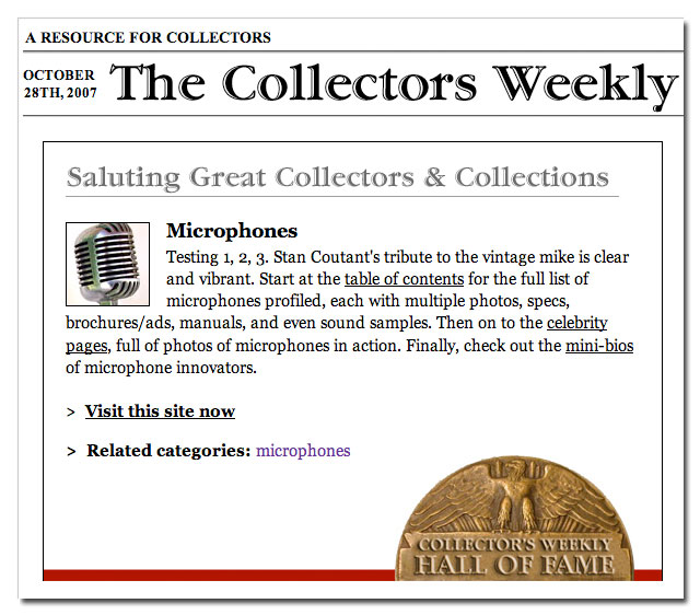 Collectors Weekly