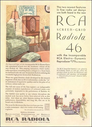 RCA Radiola advertisement