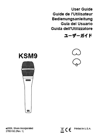 User Guide cover