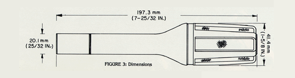Shure SM59 dimensions