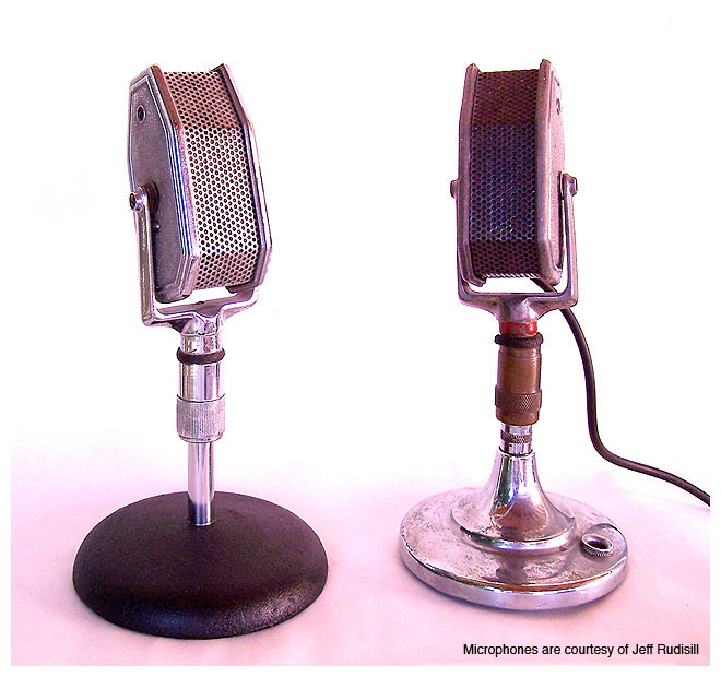 Two Amperite RB microphones