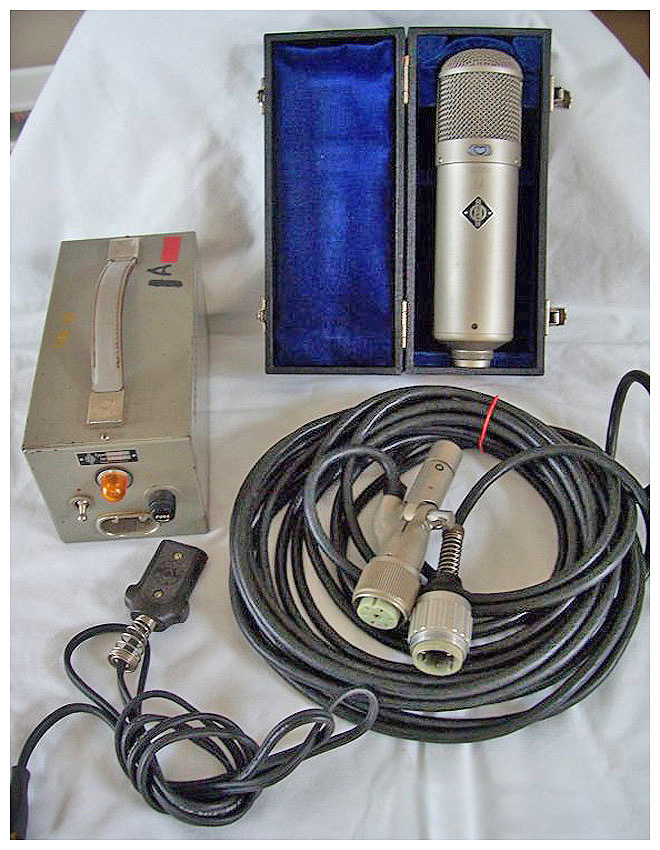 NOS Neumann U47 Microphone System Neumann Grosstuchel Geräte-Stecker T3039 6-pin f 