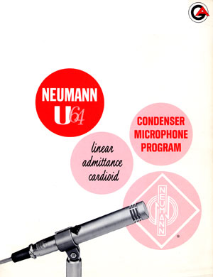 Neumann U 64 marketing brochure